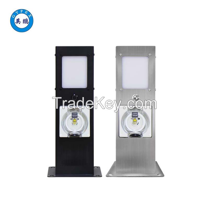 GYPEX Outdoor standing electric pile light controlled intelligent scanning code