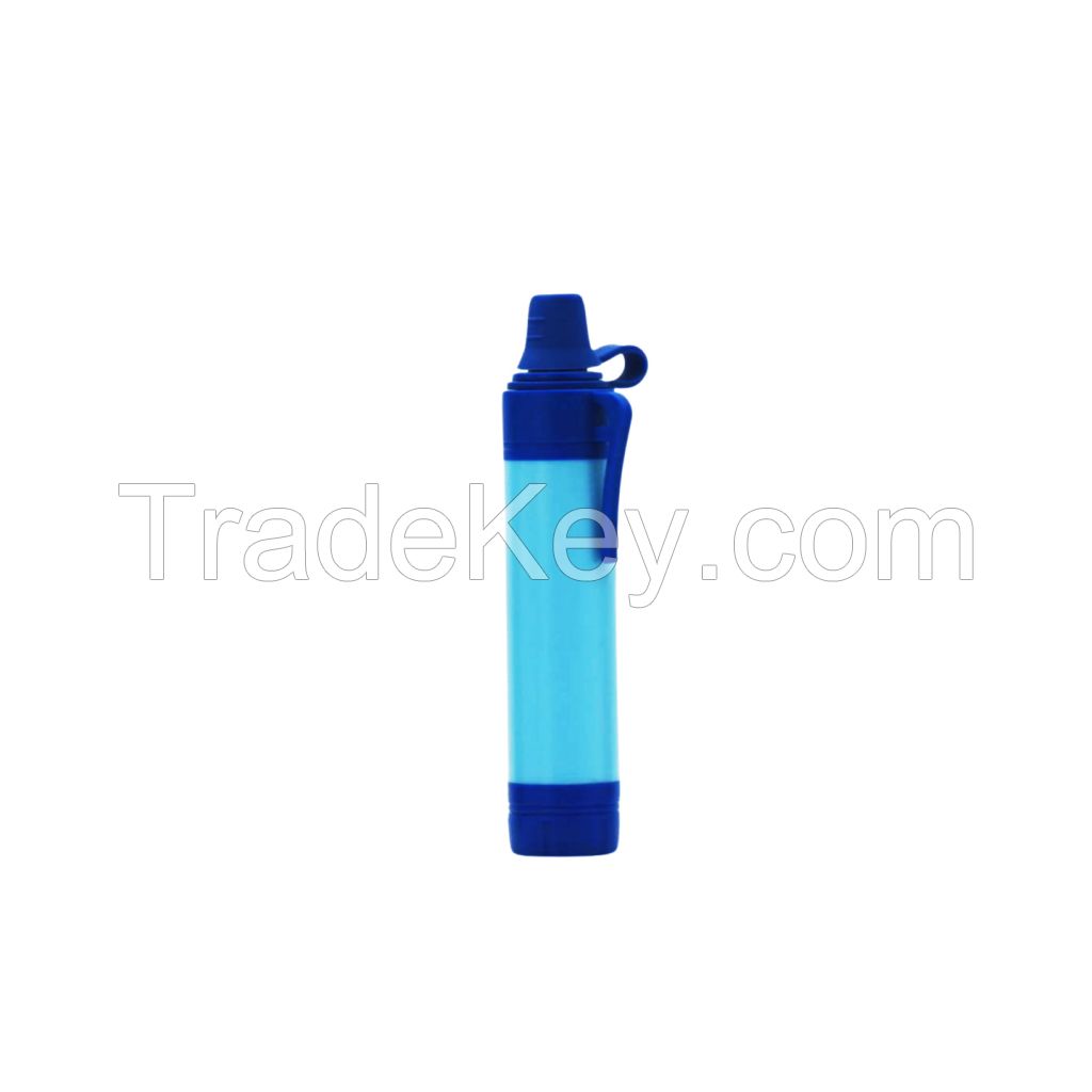 Outdoor water filter straw