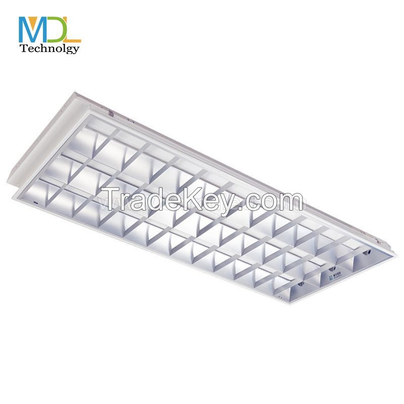 MDL T8 LED Louver Light Fixture Model: MDL-SF8