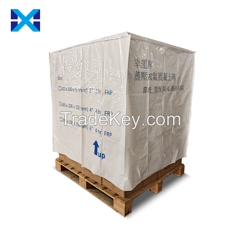 Moisture Proof Plastic Clear Pallet cover Supplier