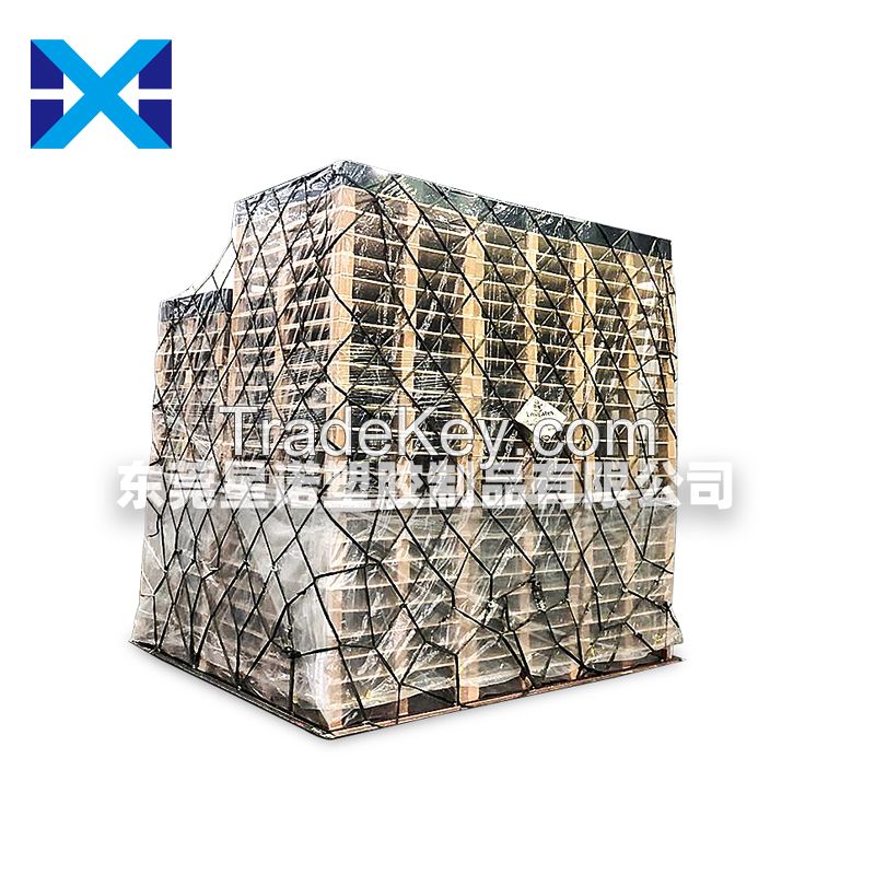 Factory Direct Sale Disposable Waterproof Plastic Film Airport Cargo Cover for Shipping and Transport Packing