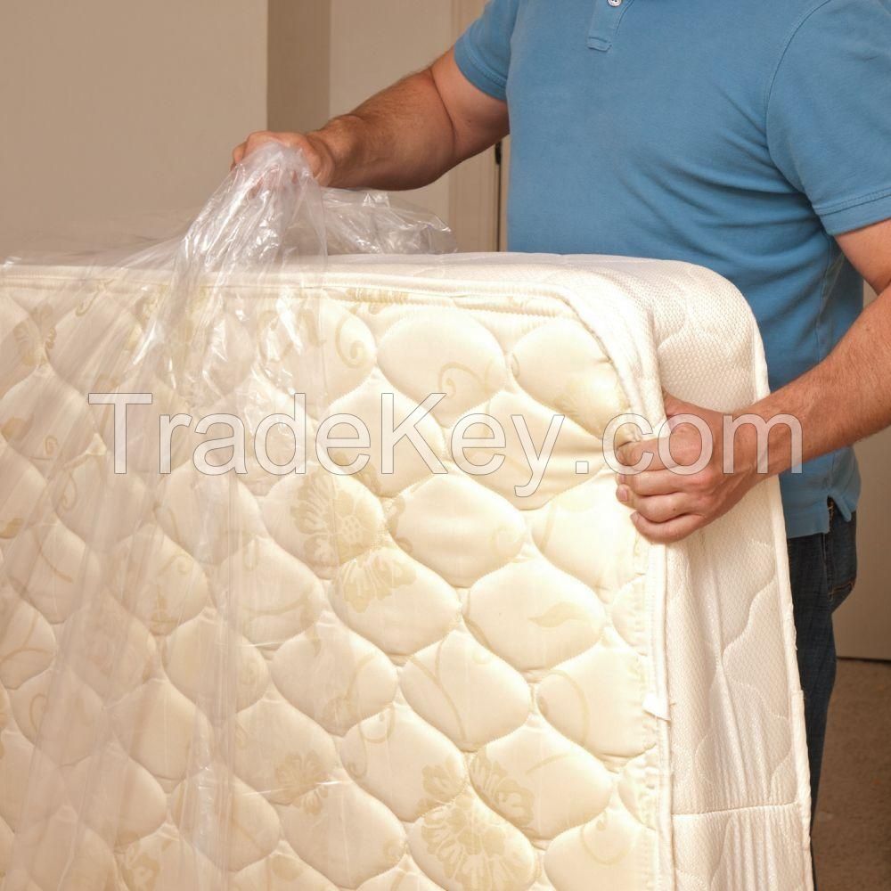 Hot Item Heavy Duty LDPE 6 Mil Plastic Queen Mattress Bag For Moving