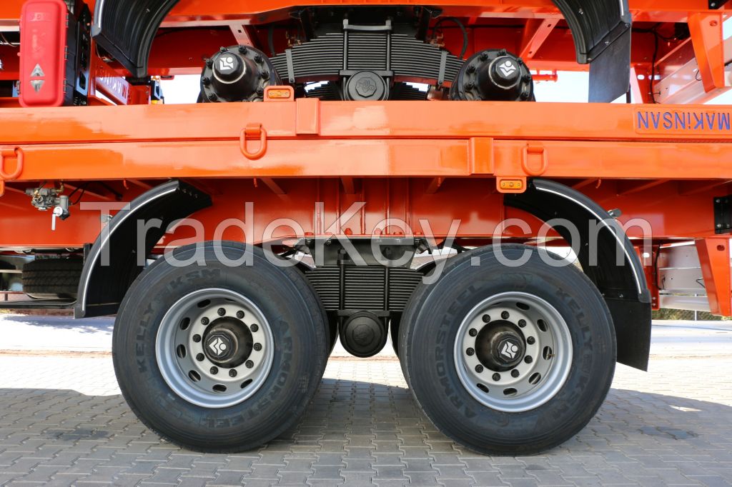 Flatbed Semi Trailer with cover