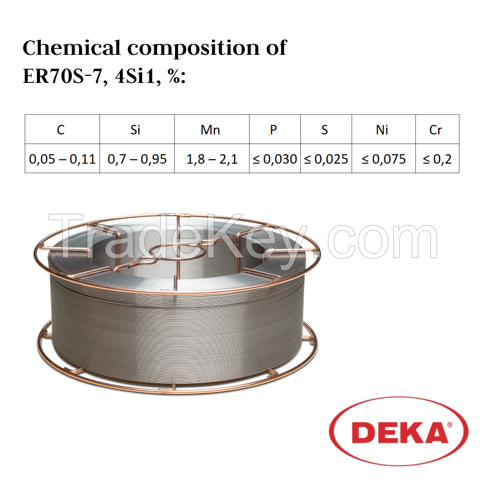 Welding wire DEKA ER70S-7, 4Si1