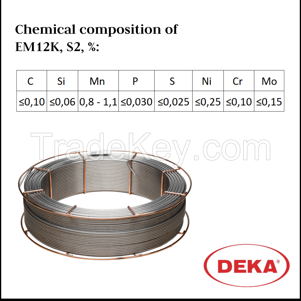 Welding wire DEKA EM12K, S2