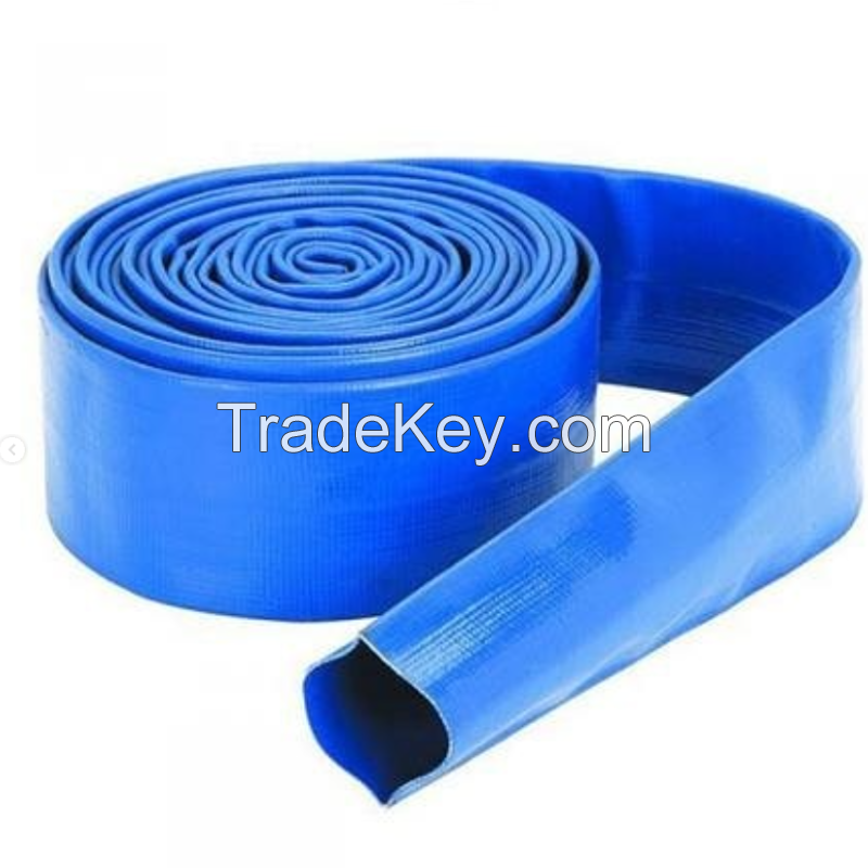 Source PVC/TPU Layflat Flexible Hose Heavy Duty PVC High Pressure Layflat Water Hose