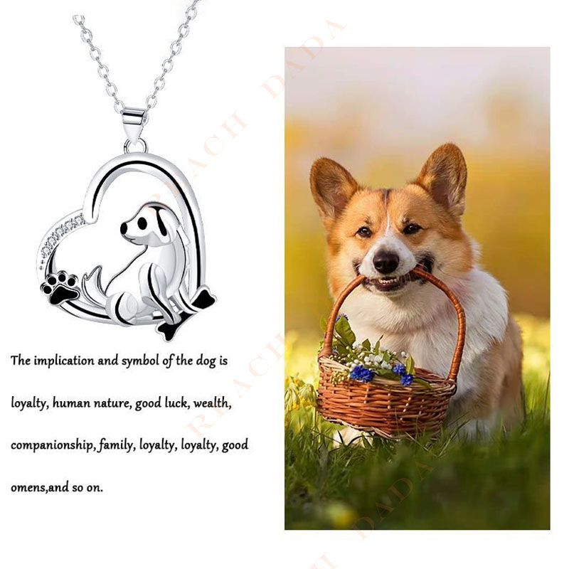 DaDa2024 Hot Selling Love Pet Gift Mom Necklace Dog Necklace Pendant Necklace