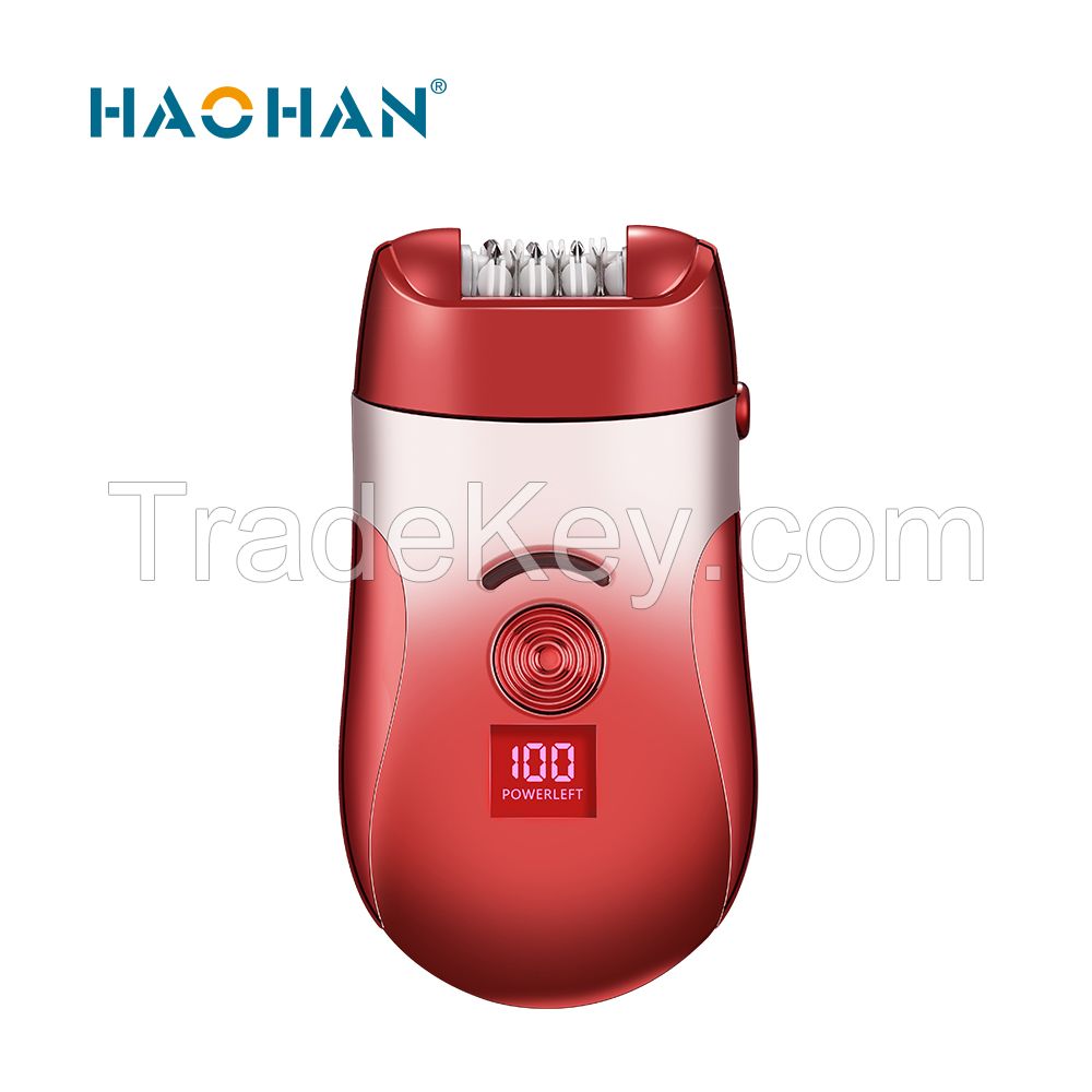 Haohan HB-908 3 in 1 USB Waterproof Digital Display Lady Epilator