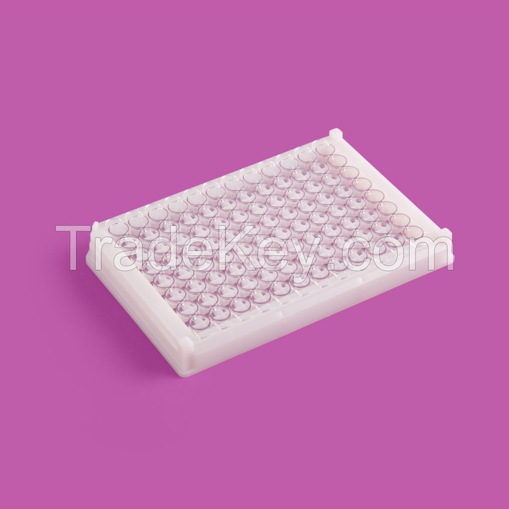 Sterilized 8 Strips 96 Deep Multi Well Elisa Plate for Elisa Microplate Reader