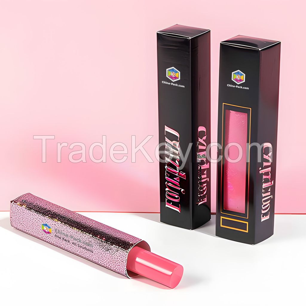 Custom Printed Rigid LipglossPaper Packaging Box