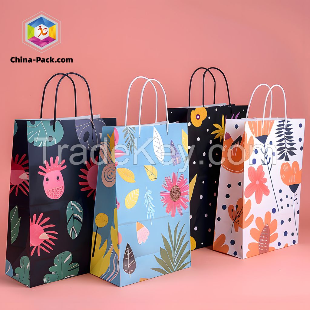 Fancy custom design Gift paper bags