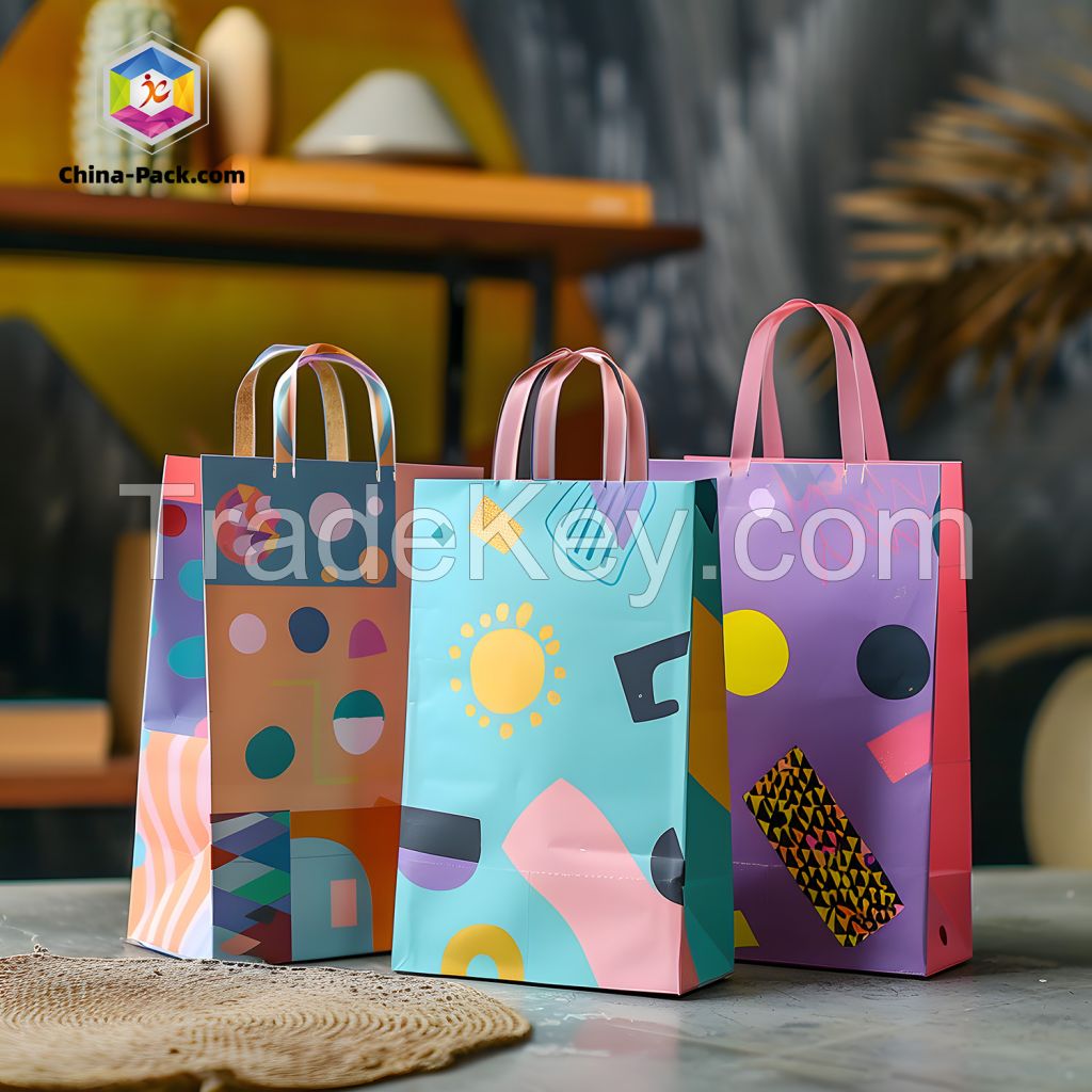 Fancy custom design Gift paper bags