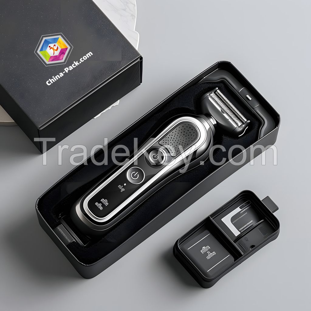 Bio- degradable eco-friendly customised electric shaving device packging box