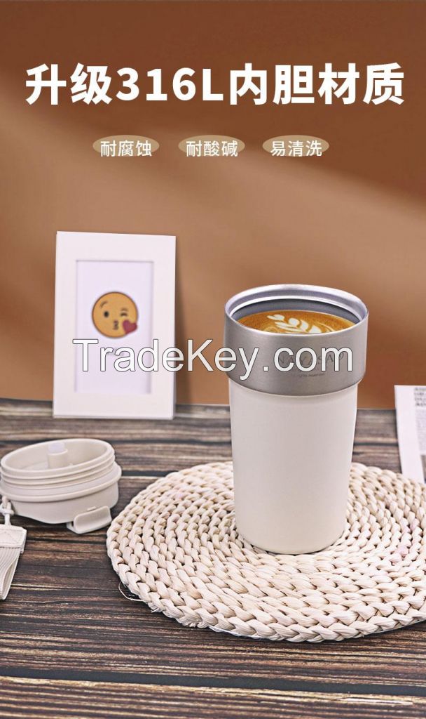 480ml Stainlee Steel Ins Latte Mug