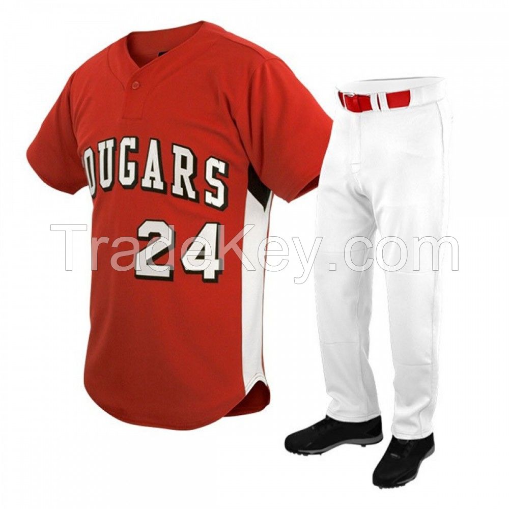 Fully Sublimated Custom Design Baseball Uniform Shirt Pant