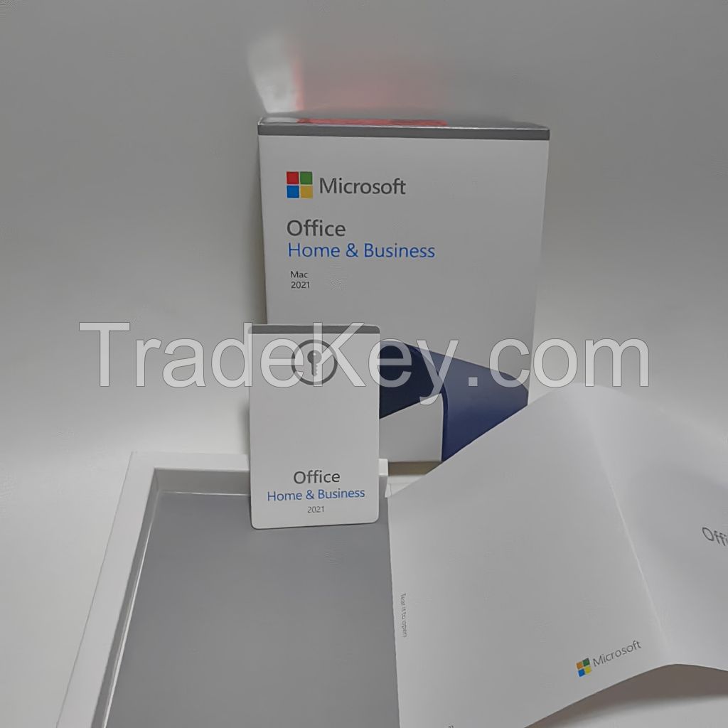 Office 2021 Home And Business for full package Key card