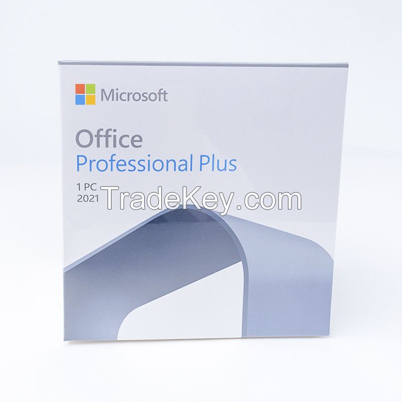 Office 2021 Professional Plus DVD Online Activation with DVD