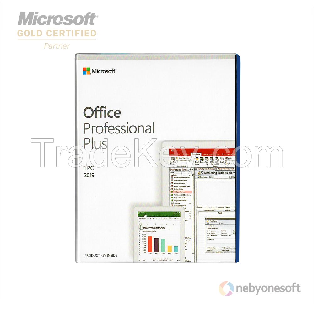 Office 2019 Pro Plus Full Package with Box Online Activation