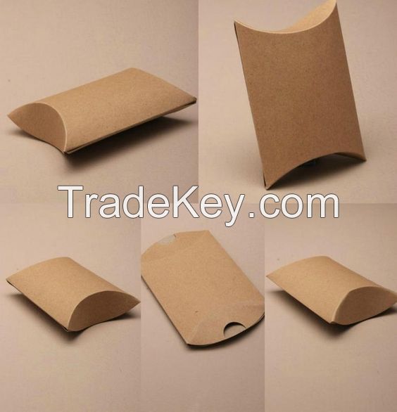 Customized Pillow Box Candy Paper Gift Box Packaging Box 