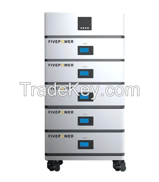 Fivepower Stackable 48V 500Ah Lithium Iron Phosphate 25KWH LiFePO4 Battery With Inverter All In One Energy Storage