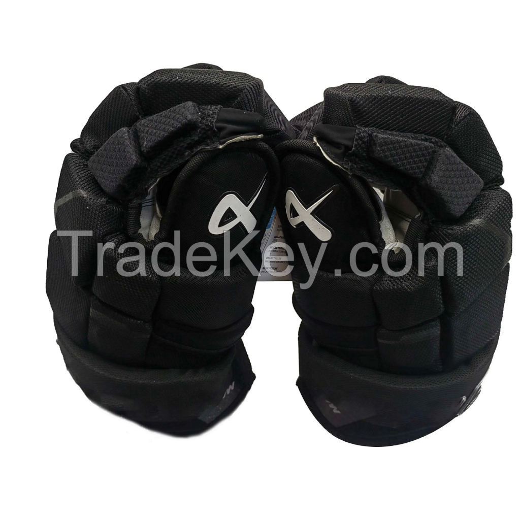 High quality Professional Accessories Hockey Gear Lacrosse Gloves OEM Ice Hockey Gloves 9/10/11/12/13/14/15 INCH