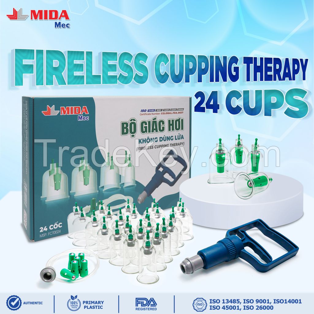 24 Cups Fireless Cupping Therapy