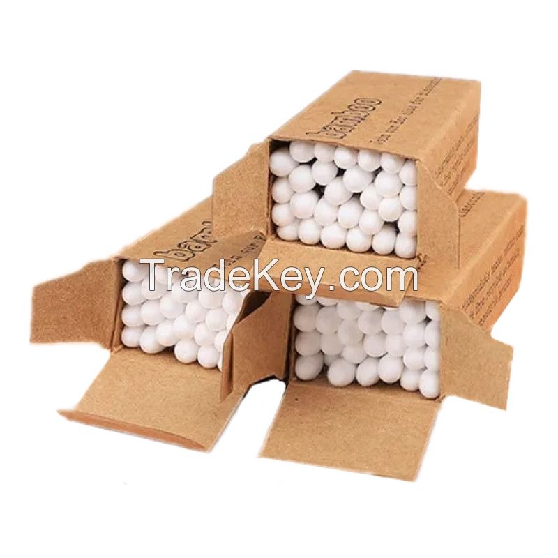 OEM Eco Cotton Swab, Bamboo Sitck, Paper Container