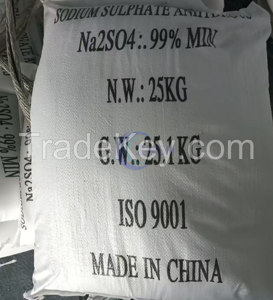 99% Min. Industrial Grade SSA Sodium Sulphate Anhydrous for Soap/Detergent/Textile