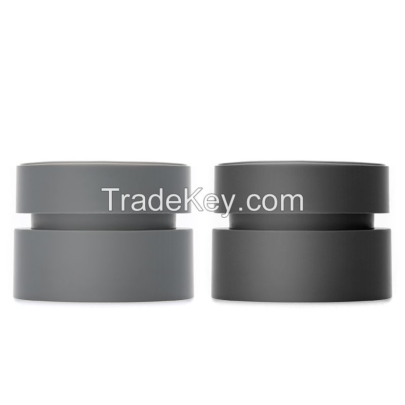 Customized 80g cream can cosmetics PP plastic bottle wax box 80g black face cream bottle