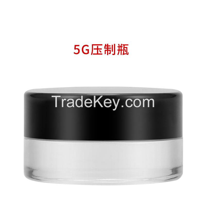 5g eye cream bottle in stock 5ml thick bottom thick wall glass die-casting bottle 5g lip gloss glaze cream pressing bottle