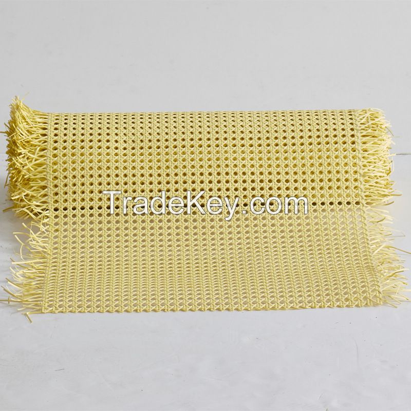 China rattan cane factory natural ratta mat and plastic rattan webbing rolls OEM