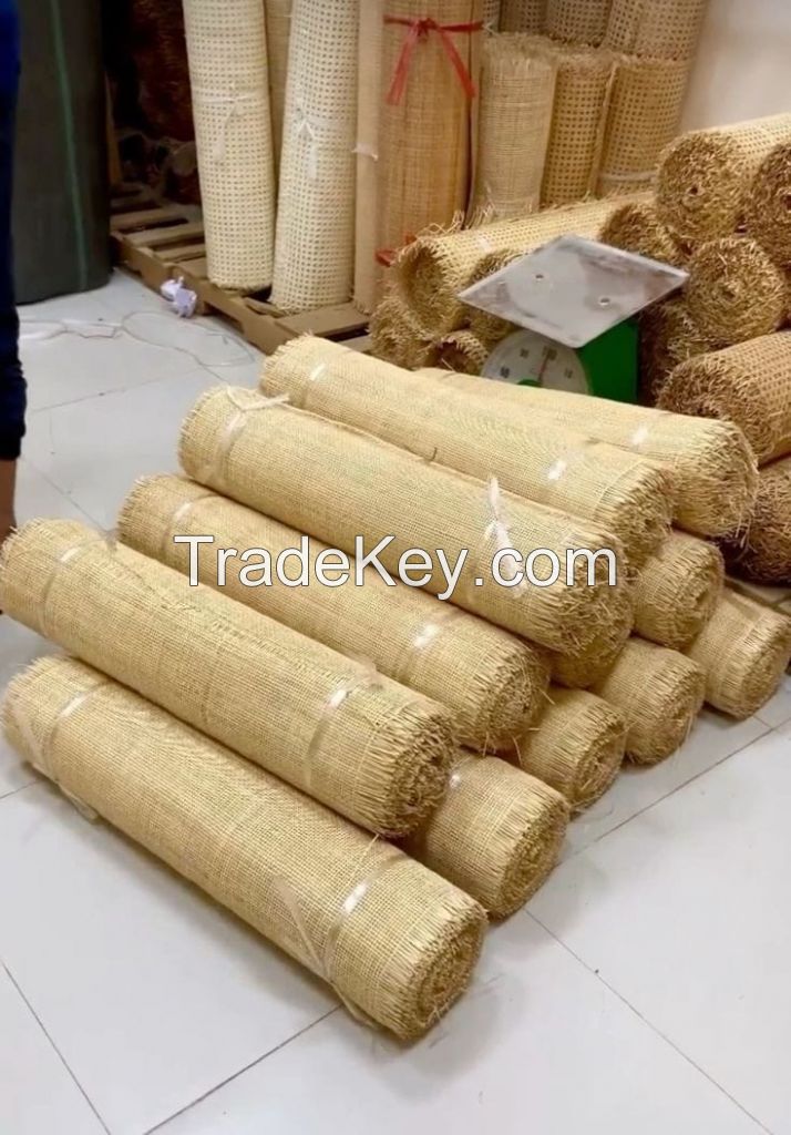 China rattan cane factory OEM RATTAN webbings in different colors and sizes