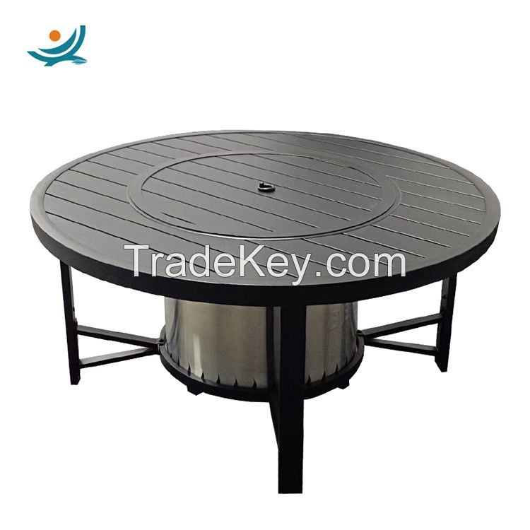 Aluminium round tables Outdoor furniture