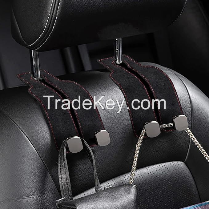 OneVint Leather Headrest Hooks for Car Seats