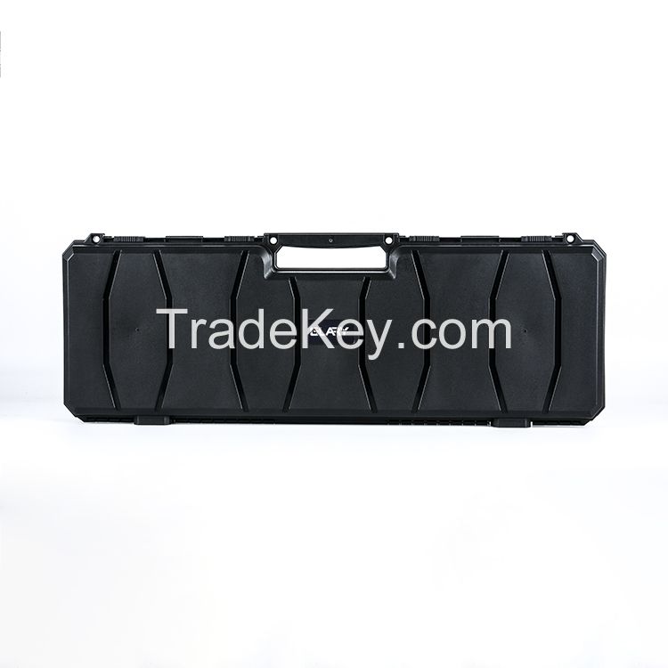 GLARY hard plastic carrying gun case stackable lightweight gun travel box case high quality shockproof gun range case box