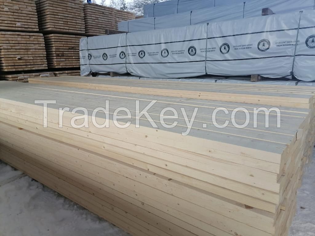 Sawn timber edged (boards)