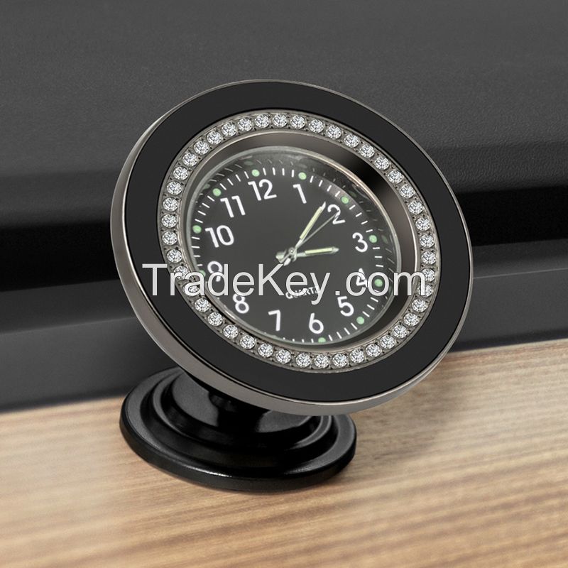 360-degree rotation  clock magnetic car mount for phone navigation