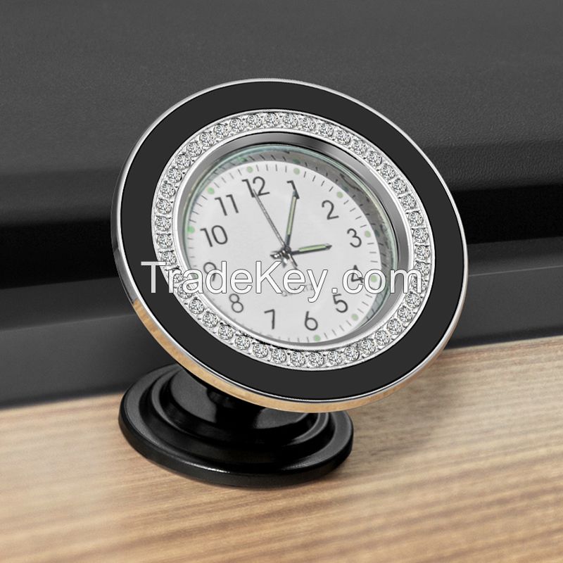 360-degree rotation  clock magnetic car mount for phone navigation