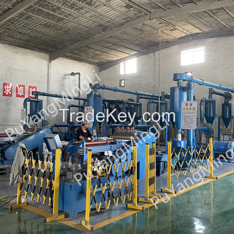 Magnesium ingot chip granulation and powder production line