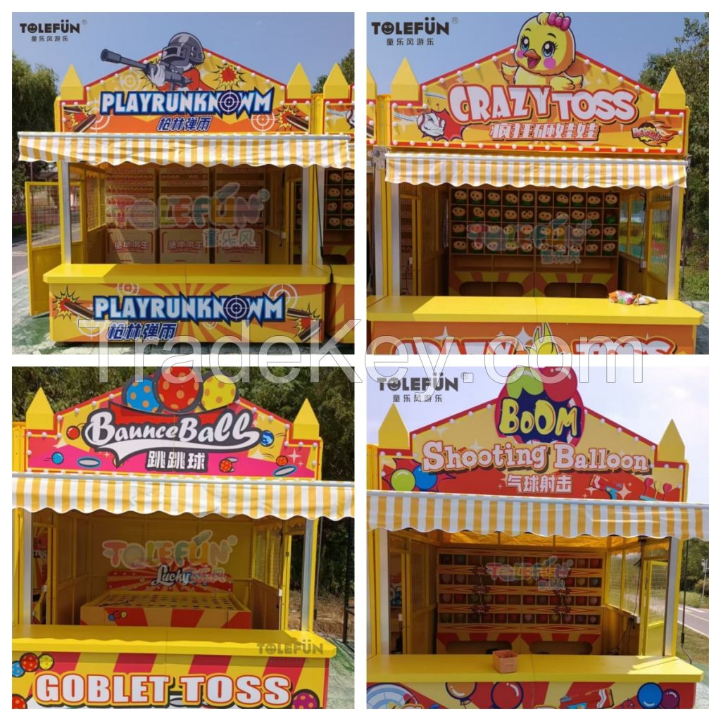 Toefun Funfair Christmas/Halloween Theme Shooting Gun Target Carival Booth Games