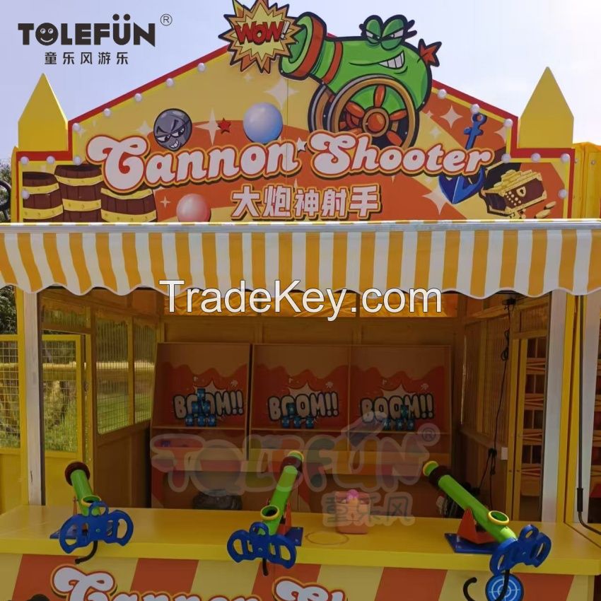 Toefun Funfair Christmas/Halloween Theme Shooting Gun Target Carival Booth Games