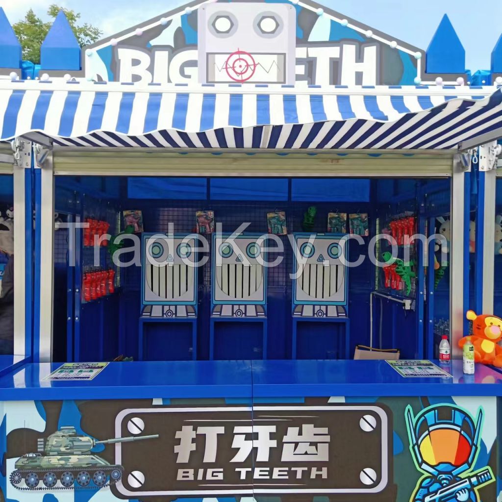 Tolefun Funfair Outdoor Ring Toss Duck Fishing Carnival Booth Game For Amusement Park