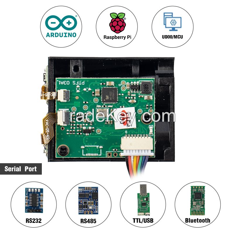 100m 400HZ laser rangefinder sensor TTL UART TOF 905nm distance module For night vision vehical avoidance