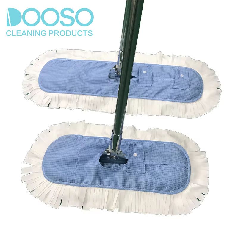 Doosu Dust-free Workshop Use Clean Anti-static Microfiber Flat Mop