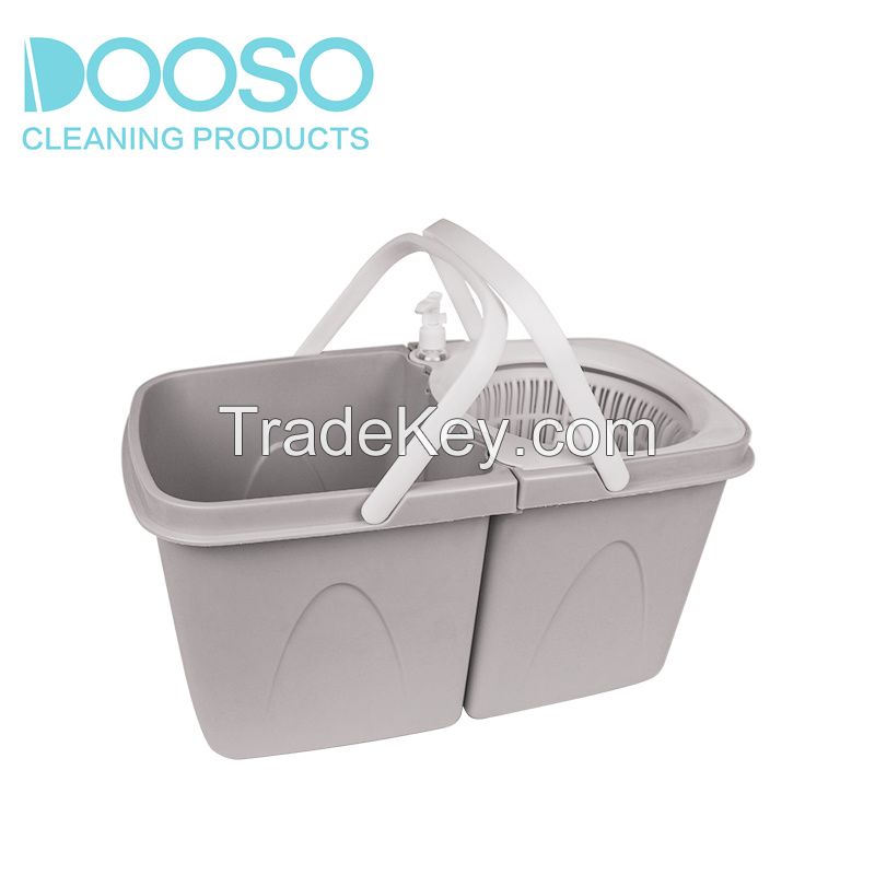 Dooso Wholesale Double Device Save Space Folding Mop A+B Bucket With Handle