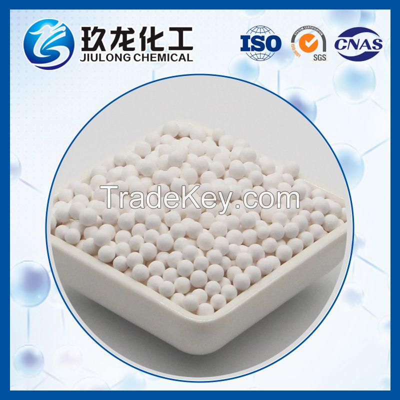 Alumina Spheres Oil Column Formed White Non-Toxic Capillary Pore Channel 