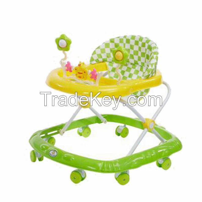 Foldable Infant Walker Portable Baby Learning Walker with Music Multifunctional for 0-3 Years