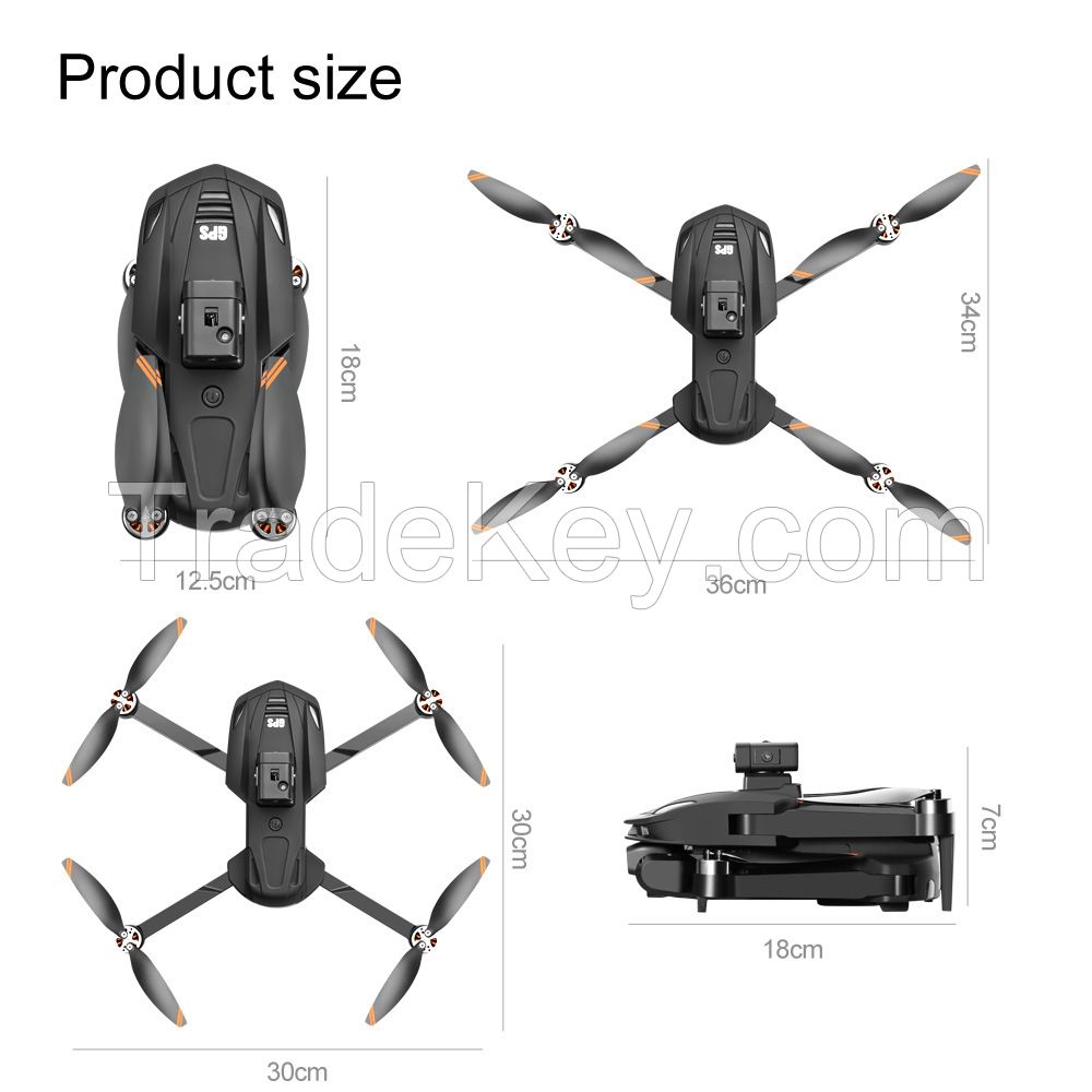 Aerial Drone with 8K Dual Cameras GPS Automatic Homing