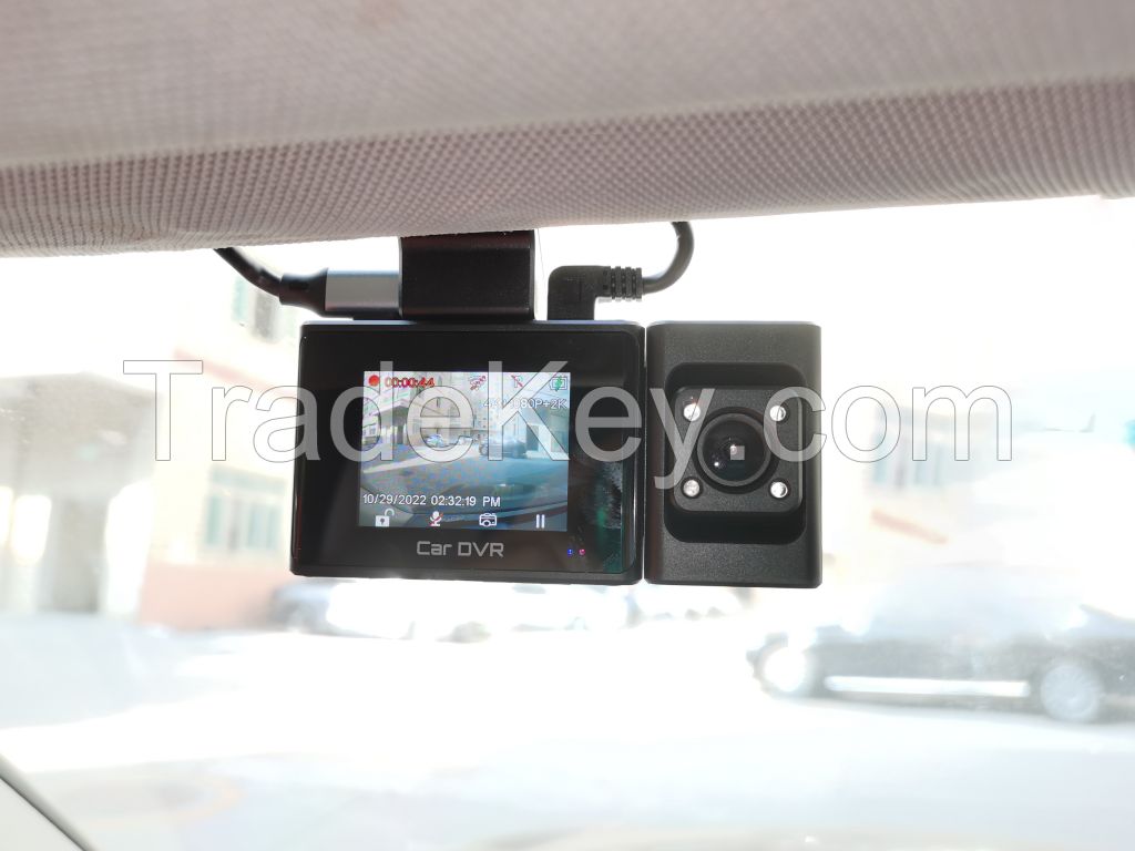 3 Lens Car Black box Dashcam with GPS WiFi