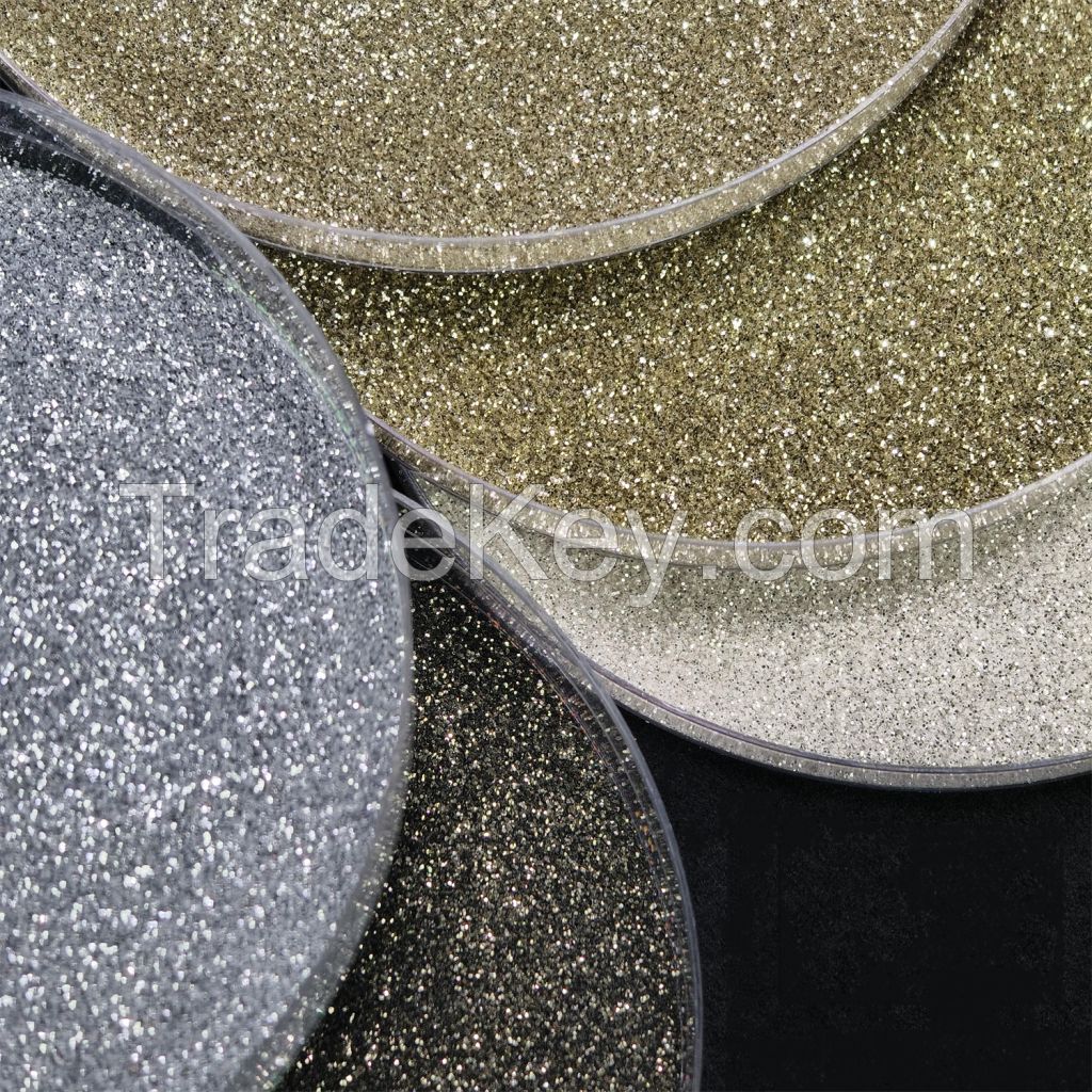 Attractive Sparkling PET Glitter Powder Resistant Polyester Nail Glitter Sequin